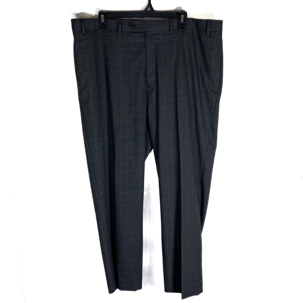 Ralph Lauren Mens Dress Pants 40x32 Plaid RLR Trousers Slacks Gray Slim Fit EUC